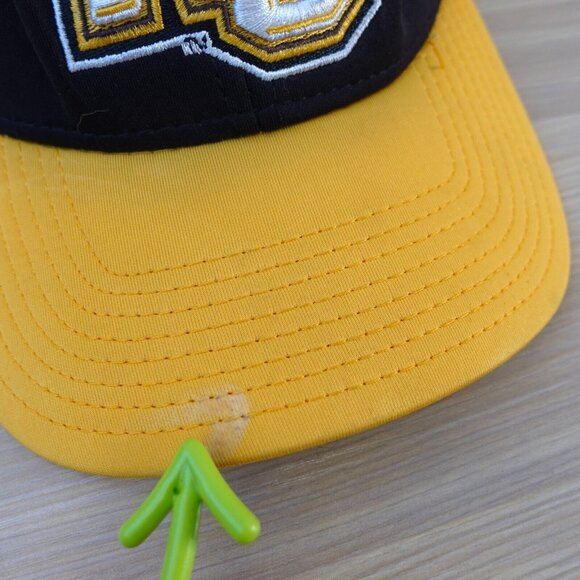 Panthers Cap Black AU Hat Baseball 7 3/8 Yellow Embroidered Logo The Game Pro - Picture 14 of 16